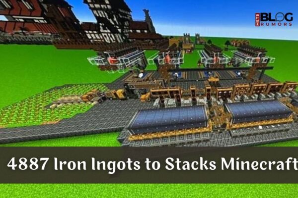 4887 Iron Ingots to Stacks Minecraft